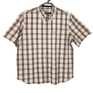 Carhartt Relaxed Fit Plaid Button Down Shirt 2XL